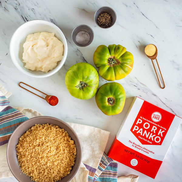 Oven Fried Green Tomatoes Bacon's Heir